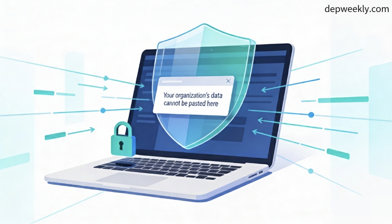 Your Organization’s Data Cannot Be Pasted Here: Meaning, Causes, and Fixes